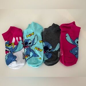 Disney Stitch Colorful Ankle Socks Set